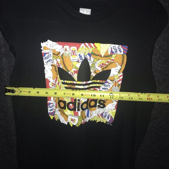 Adidas Skateboard Tee Beavis Butt-Head Black Graphic T Shirt Small Fruity Whips - Picture 8 of 11